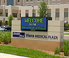 Health First Viera Hospital Monument Signs with LED Displays