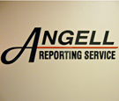 Angel Reporting - Flat-cut dimensional acrylic logo