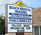 Beach Medical Imaging - Refurbished Pylon Sign