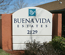 Buena Vida Estates - Non-illuminated wall signs with dimensional acrylic decoration
