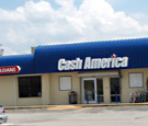 Cash America Pawn - Orlando: Illuminated Aluminum Awning with Channel Letters & Capsules