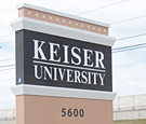 Keiser University - Monument Sign