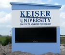 Keiser University, Pembroke Pines - Monument Sign with LED display
