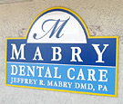 SMabry Dental Car - Routed Dimensional Wall Sign