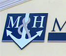 Miller & Hurt - Flat-cut dimensional acrylic lettering and logo