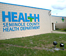 Seminole County Health Department - Flat-cut dimensional acrylic lettering & logos