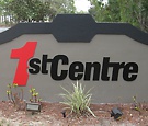 1st Centre, Palm Bay - Flat-cut acrylic lettering