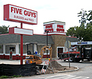 Five Guys, Daytona - Monument Sign and Channel Letters