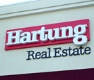 Hartung Real Estate, Melbourne, FL - Dimensional Wall Sign with Channel Letters and FCO Letters