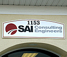 SAI Consulting Engineers - Wall Sign