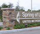 Spring of Life United Methodist Church - Monument Sign