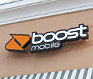 Boost Mobile - Contour Channel Sign