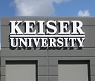 Keiser University @ Dolphin Commerce Center, Miami - Three Sets of Reverse Channel Letters