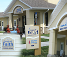 People of Faith Church - Suspended Wall Signs and Directional Sign