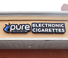 Pure Cigs Electronic Cigarettes in Melbourne, FL - Contour Channel Sign