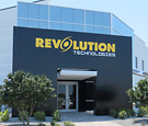 Revolution Technologies - Composite Aluminum Cladding wrapping all sides of free-standing wall structure and entryway