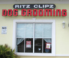 Ritz Clipz Dog Grooming - Channel Letters with non-illuminated capsule
