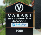 Vakani Orthodontics - Monument Sign